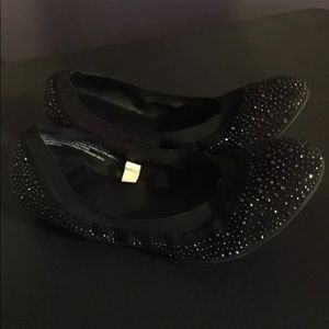Mossimo sparkly black flats